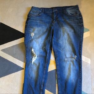 Distressed Jeans
